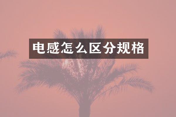 电感怎么区分规格