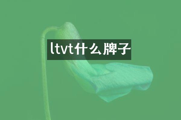 ltvt什么牌子