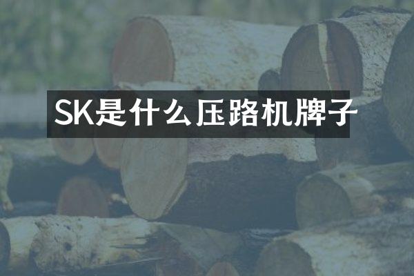 SK是什么压路机牌子