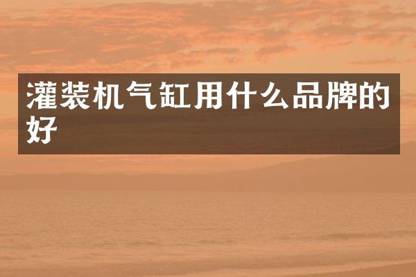 灌装机气缸用什么品牌的好