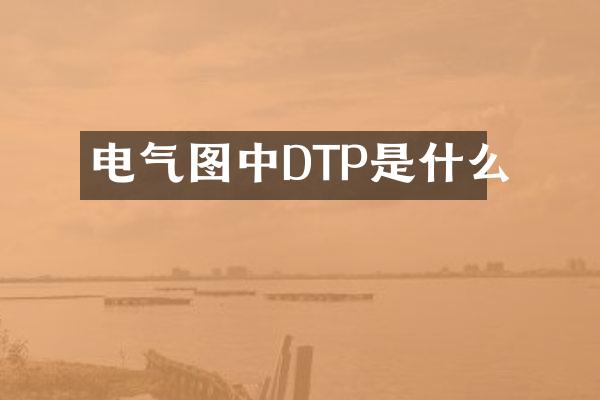 电气图中DTP是什么
