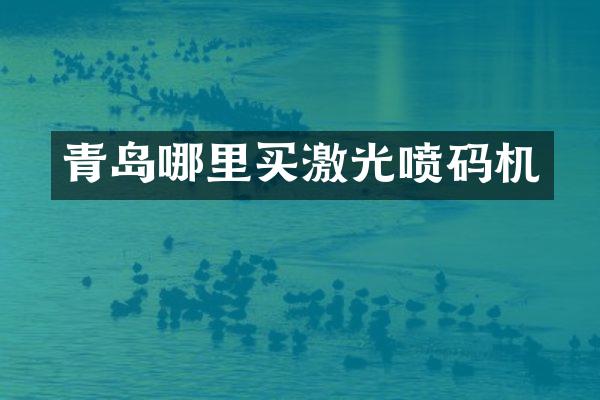 青岛哪里买激光喷码机