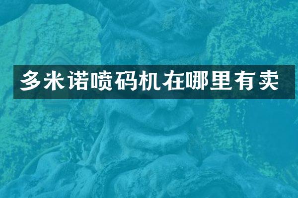 多米诺喷码机在哪里有卖