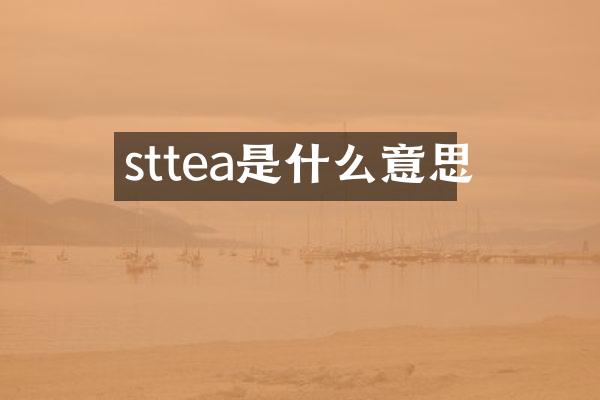 sttea是什么意思