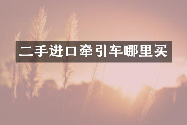 二手进口牵引车哪里买