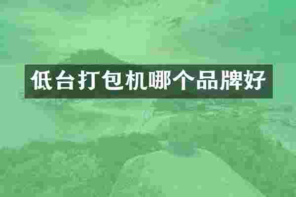 低台打包机哪个品牌好