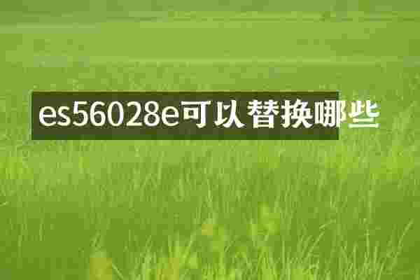 es56028e可以替换哪些
