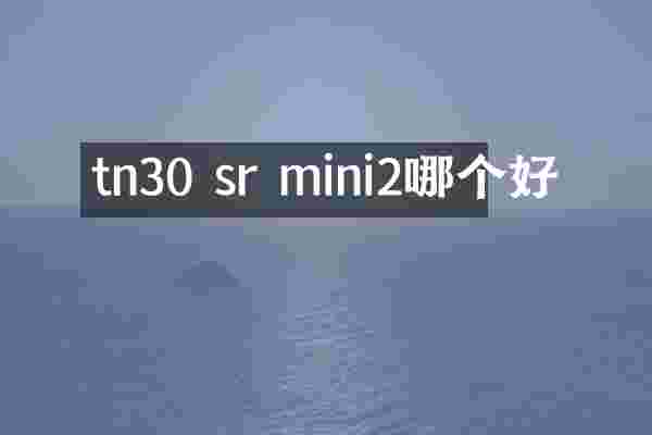tn30 sr mini2哪个好
