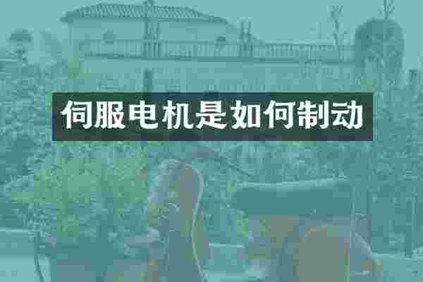 伺服电机是如何制动